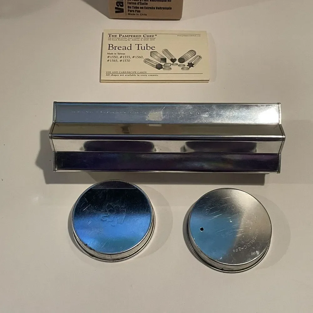 Pampered Chef Valtrompia‎ Star Shaped Bread Tube Cookie Mold #1570